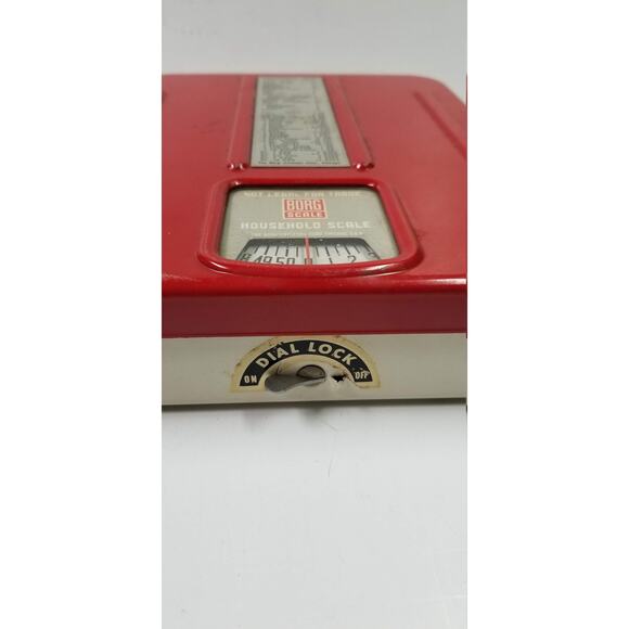 Vintage Borg Household Weigh Scale, Retro Kitchen, Mid Century Modern - Picture 3 of 6